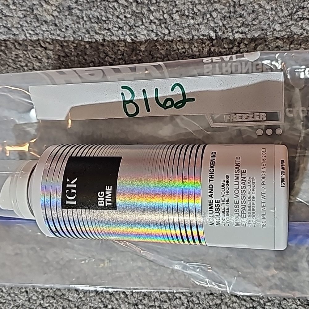 PRICE IS FIRM & 50% OFF RETAIL.  IGK BIG TIME VOLUME & THICKENING MOUSSE.